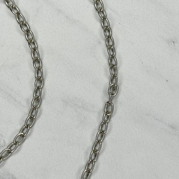 Skinny Dainty Silver Tone Chain Link Purse Bag Replacement Strap ✨ - Picture 5 of 12